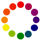 twelve color wheel